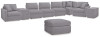 Modmax 8-Piece Sectional and Ottoman (92104U3)