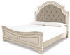 Realyn King Bed with Mirrored Dresser and Nightstand (B743B23)
