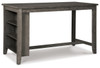 Caitbrook Counter Height Dining Table and 2 Barstools (D388D5)