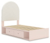 Wistenpine Twin Upholstered Panel Bed with Storage (B1323B14)