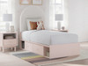 Wistenpine Twin Upholstered Panel Bed with Storage (B1323B12)