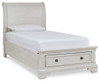 Robbinsdale Twin Storage Bed, Dresser, Mirror and Nightstand (B742B36)