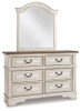 Realyn Full Panel Bed, Dresser and Mirror (B743B17)