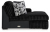 Midnight-Madness 4-Piece Sectional and Oversized Accent Ottoman (98103U3)