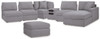 Modmax 6-Piece Sectional with Chaise and Ottoman (92104U10)