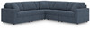 Modmax 5-Piece Sectional and Swivel Glider Recliner (92121U15)