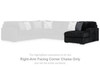 Midnight-Madness 4-Piece Sectional and Oversized Chaise (98103U2)