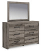 Graystorm Dresser and Mirror (PCB2405B1)