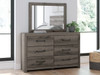 Graystorm Dresser and Mirror (PCB2405B1)