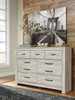 Bellaby Whitewash Dresser & Mirror