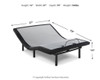 Head-Foot Model Better Split King Adjustable Base (M9X8M1)