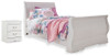 Anarasia Twin Sleigh Bed with Nightstand (B129B11)