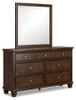 Danabrin Dresser and Mirror (B685B1)