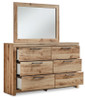 Hyanna Queen Panel Bed with Dresser, Mirror and 1 Nightstand (B1050B14)