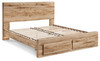 Hyanna King Panel Storage Bed with Dresser and Nightstand (B1050B18)