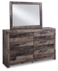 Derekson Queen Panel Headboard, Dresser, Mirror and Nightstand (B200B45)