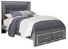 Lodanna Queen Upholstered Panel Storage Bed, Dresser, Mirror, and Nightstand (B214B20)