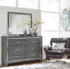 Lodanna Queen Upholstered Panel Storage Bed, Dresser, Mirror, and Nightstand (B214B20)