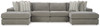 Avaliyah 4-Piece Double Chaise Sectional (58103S11)