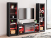 Cayberry 3-Piece Entertainment Center with Electric Fireplace (W2721W2)