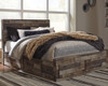 Derekson Queen Panel Storage Bed, Dresser and 2 Nightstand (B200B58)
