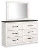 Gerridan King Panel Bed, Dresser, Mirror and 2 Nightstands (B1190B31)