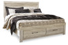 Bellaby King Storage Bed and 2 Nightstands (B331B23)