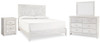 Paxberry King Panel Bed, Dresser, Mirror and Nightstand (B181B33)