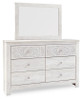 Paxberry King Panel Bed, Dresser, Mirror and Nightstand (B181B33)