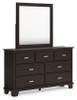 Covetown Full Panel Bed, Dresser, Mirror, Chest and Nightstand (B441B13)