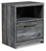 Baystorm Full Panel Bed and Nightstand (B221B76)