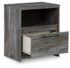 Baystorm Full Panel Bed and Nightstand (B221B76)