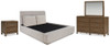 Cabalynn King Upholstered Bed, Dresser, Mirror and Nightstand (B974B14)