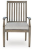 Rainier Ranch Outdoor Arm Chair with Cushion (Set of 2) (P701-601A)