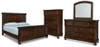 Porter California King Panel Bed, Dresser, Mirror and Chest (B697B40)