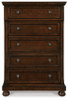 Porter California King Panel Bed, Dresser, Mirror and Chest (B697B40)