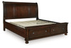 Porter California King Sleigh Storage Bed (B697B47)