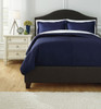 Raleda Navy King Coverlet Set