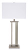 Aniela Silver Finish Metal Table Lamp