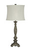 Alinae Antique Gray Poly Table Lamp