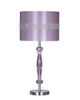 Nyssa Purple Metal Table Lamp