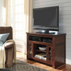 Harpan TV Stand: Reddish Brown