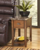 Breegin Brown Chair Side End Table