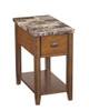 Breegin Brown Chair Side End Table