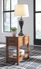 Breegin Brown Chair Side End Table