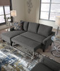 Jarreau Gray Queen Sofa Sleeper & Chair