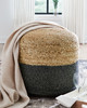 Sweed Valley Natural/Black Pouf