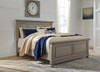 Lettner Light Gray King Panel Bed