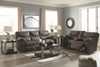 Boxberg Teak Reclining Sofa & Double Reclining Loveseat with Console