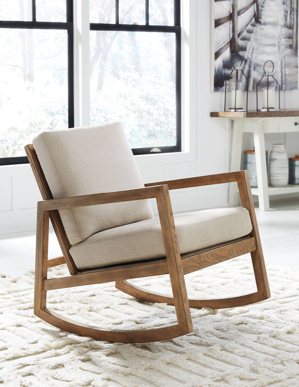 The Novelda Neutral Accent Chair available at Rose Brothers